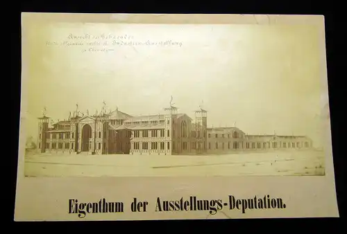 Bach & Rouvroy Chemnitz 1866 Sächsische Industrie-Austellung Chemnitz 1866. am