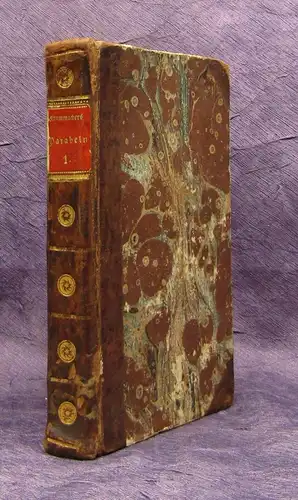 Krummacher Parabeln 1. Bändchen 1809 Belletristik Literatur Prosa js