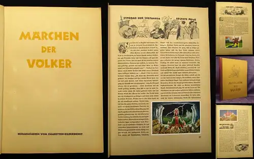 Sammelbilderalbum Märchen der Völker Nr. 4 1933 komplett Belletristik js