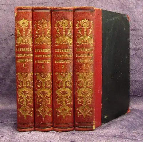 Devrient, Eduard Dramatische und dramaturgische Schriften Bd. 1-4 (v.7) 1846 js