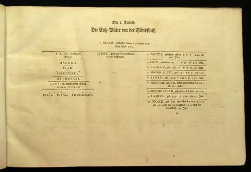 Hünner Genealogische Tabellen nebst genealogischen Fragen 1.Teil 1719 Politik js