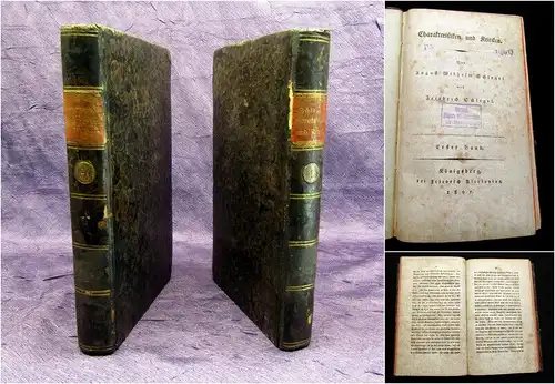 Schlegel, August Wilhelm u. Friedrich 1801 Charakteristiken und Kritiken - 2 Bd