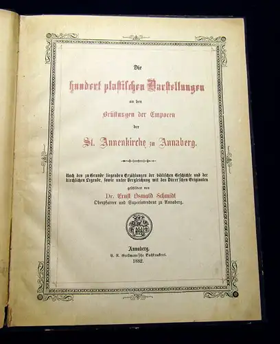 Schmidt, Ernst Oswald Dr. 1882 Die hundert plastischen Darstellungen... am