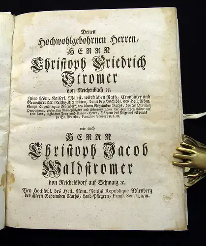 Titius, Johann 1763 Erörterte Succession- und Erb-Fälle, nach den Kaiserlich am