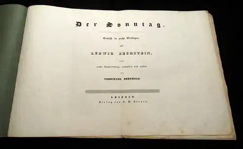 Bechstein, Ludwig 1832 Der Sonntag, Gedicht in sechs Gesängen ... am
