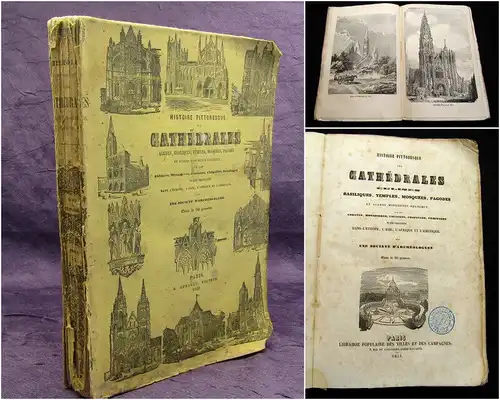 Renault, B. 1851 Historie Pittoresque des Cathedrales eglies Basiliques,... am