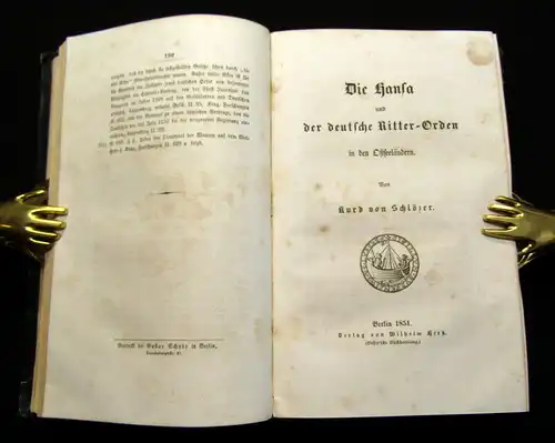 von Schölzer, Kurd 1850/1853 Die Ostseeländer - Livland und die Anfänge... am