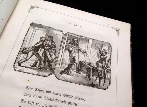 von Seckendorff, Eduard 1867 Civil-Prozess - Parodie auf Schillers Glocke am