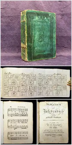 Becker Almanach und Taschenbuch zum geselligen Vergnügen 1799 Belletristik m