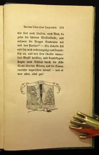 Eichendorff Aus dem Leben eines Taugenichts 1919 5 signierte Kupfertafeln js