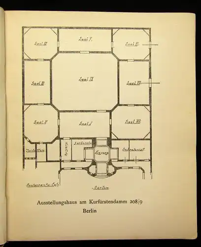 Katalog der elften Ausstellung der Berliner Secession 1906 Ausstellungshaus js