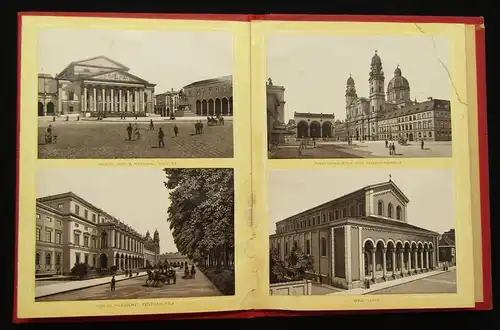 Album von München um 1890 Sehenswürdigkeiten Basilika Isarthor Frauenkirche js