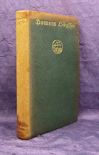 Scvhröder Homers Odysse Weltklassiker Abenteuer Roman 1911 Insel- Verlag js