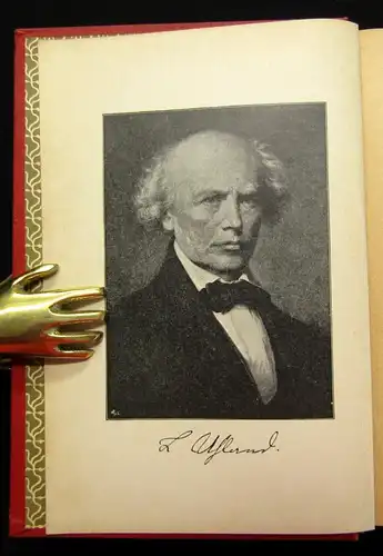 Gottschall Uhland`s ausgewählte Werke 4 Bde. in 1 Buch um 1895 Belletristik js