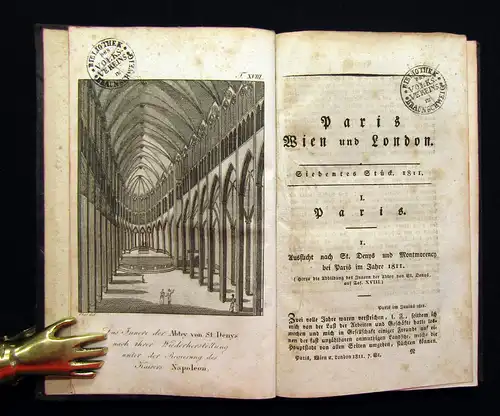 Bertuch Paris Wien u London 2. Teil Ein fortgehendes Panorama 1811 Landeskunde m