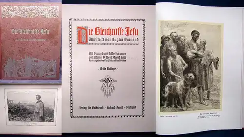 Die Gleichnisse Jesu illustriert von Eugene Burnand um 1900 Belletristik js