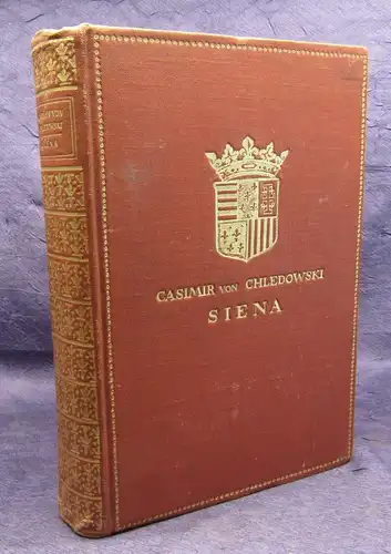 Chledowski Siena 2 Bände in 1 Buch 1918 Abenteuer Belletristik Literatur js