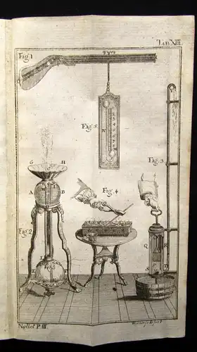 Nollet Vorlesungen über die Experimental-Lehre 3.Theil Bd.3 und Bd.4 1751 js