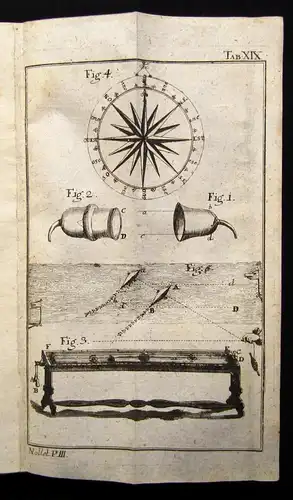 Nollet Vorlesungen über die Experimental-Lehre 3.Theil Bd.3 und Bd.4 1751 js