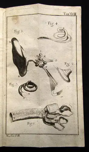 Nollet Vorlesungen über die Experimental-Lehre 3.Theil Bd.3 und Bd.4 1751 js