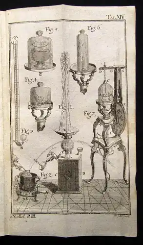 Nollet Vorlesungen über die Experimental-Lehre 3.Theil Bd.3 und Bd.4 1751 js