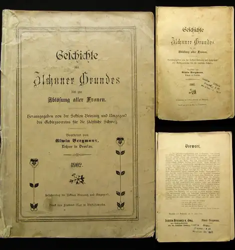 Bergmann Geschichte des Zschoner Grundes bis zur Ablösung aller Kronen 1902 js