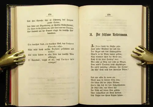 Bender das Luther- Buch 1845 Biedermeier- Einband Goldschnitt js