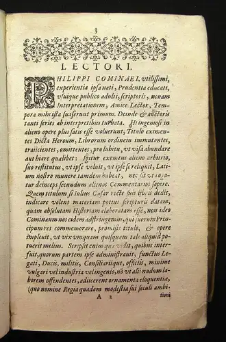 Comines Commemorationum rerum gestrim (sic) dictarumque Ludouici vndecimi 1629 j