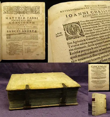Faber, Mathias Opus Concionum tripartitum 1646 Theologie Christentum js