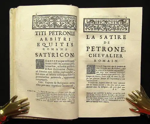 Arbiter Petrone latin francois. Traduction entiere suviant 2 Bde. 1736 js