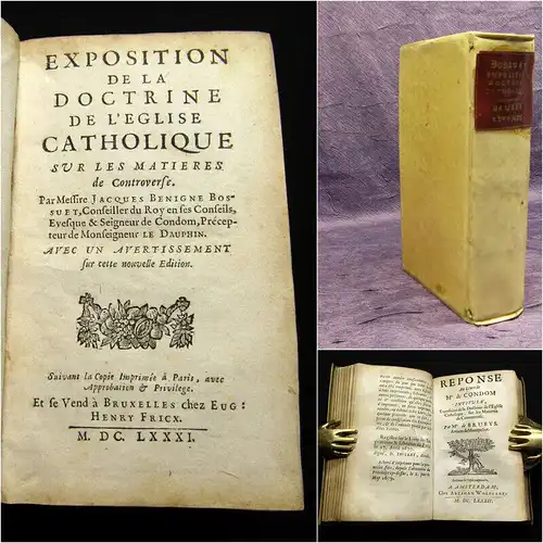 Bossuet, Jacques Benigne 1681 Exposition de la Doctrine de Leglise Catholique...