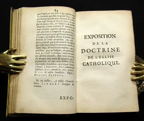 Bossuet, Jacques Benigne 1681 Exposition de la Doctrine de Leglise Catholique...