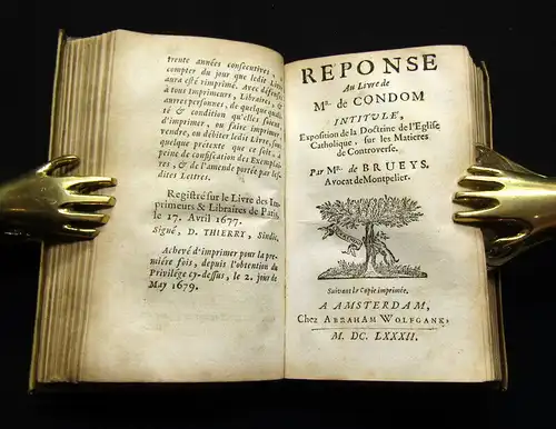 Bossuet, Jacques Benigne 1681 Exposition de la Doctrine de Leglise Catholique...