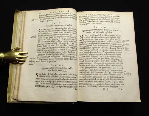 Vegetius, F.R. 1592 De re militari libri IV Geschichte am