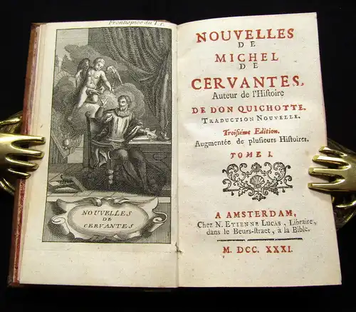 Cervantes, Michel de 1731 Nouvelles de Michel de Cervantes, De Don Quichotte..am