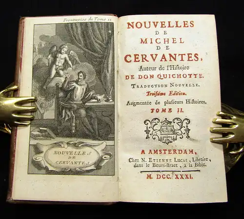 Cervantes, Michel de 1731 Nouvelles de Michel de Cervantes, De Don Quichotte..am