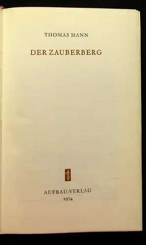 Thomas Mann Romane und Erzählungen komplett 1-10 1.Auflage 174 Or.SU Klassiker j