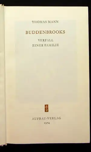 Thomas Mann Romane und Erzählungen komplett 1-10 1.Auflage 174 Or.SU Klassiker j