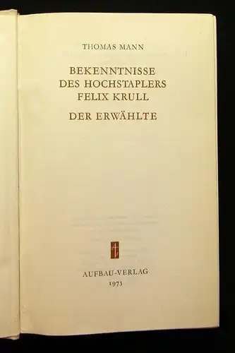 Thomas Mann Romane und Erzählungen komplett 1-10 1.Auflage 174 Or.SU Klassiker j