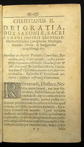 Luther Concordia. Pia Et Unanimi consensu Repetita Confessio Fidei Et... 1677 js