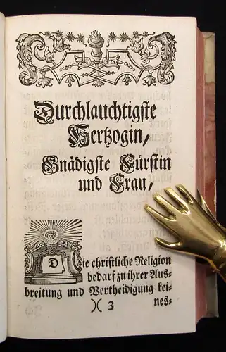 Köcher Historiam Vokabulorum Linguae Latinae, 2 Bände in 1 Buch 1718, 1747 js