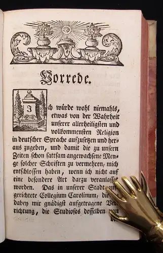 Köcher Historiam Vokabulorum Linguae Latinae, 2 Bände in 1 Buch 1718, 1747 js