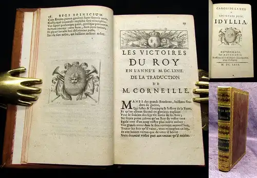 Ruaeus, Carolus 1669; 1621 Caroli de la Rue e Societate Jesu, Idyllia - 2 in 1