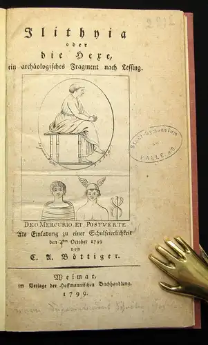 Böttiger Ilithyia oder die Hexe, ein archäologisches Fragment nach Lessing 1799