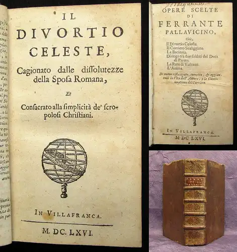 Pallavicino Opere scelte di Ferrante Pallavicino : cioe?, Il diuortio 1566 js