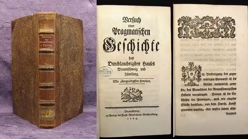 Koch Versuch einer Pragmatischen Geschichte des Durchlauchtigsten Hauses 1764 js