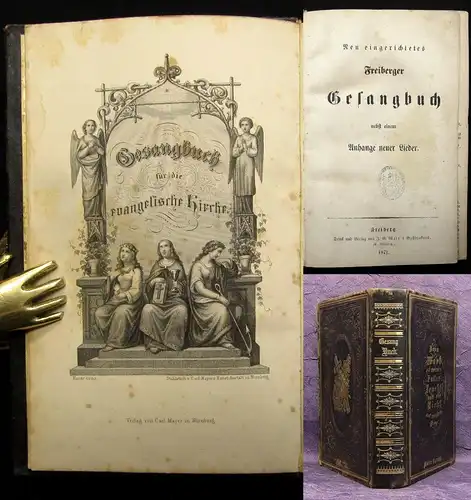 Neu eingerichtetes Freiberger Gesangbuch nebst einem Anhang neuer Lieder 1871 js