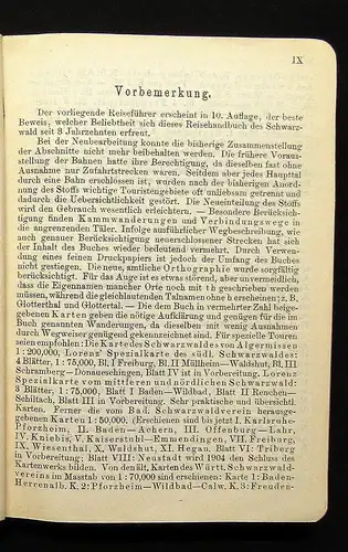 Seydlitz Der Schwarzwald 1903 Bergstrasse,Neckartal, Hegau,Kaiserstuhl,Bodensee