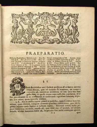 Moshemii Institutionum Historiae Ecclesiasticae  Antiquae selten 1764