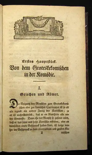 Flögel,Friedrich Geschichte des Groteskekomischen ein Beitrag z. Geschichte 1788